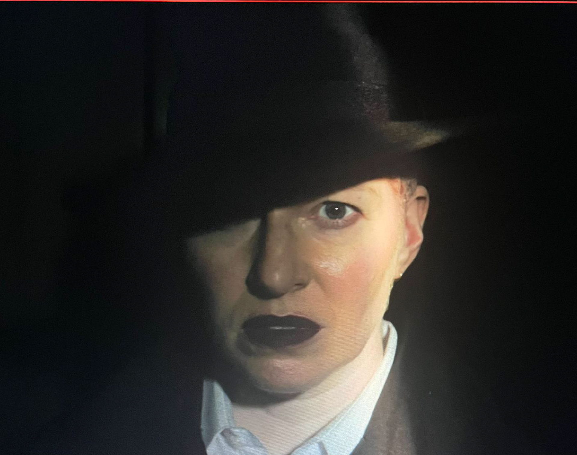 A Little Blood Adds Colour — character portrait