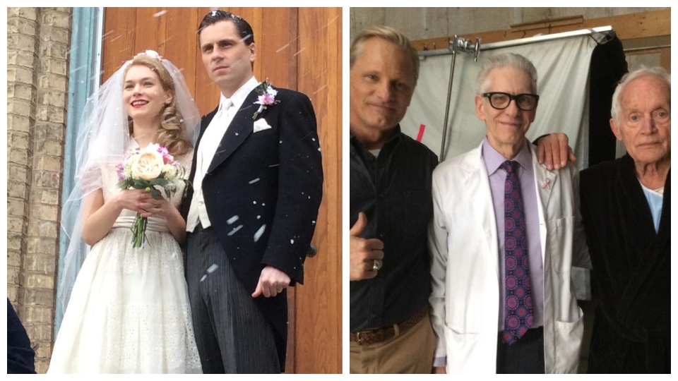 Falling — period wedding & David Cronenberg on set
