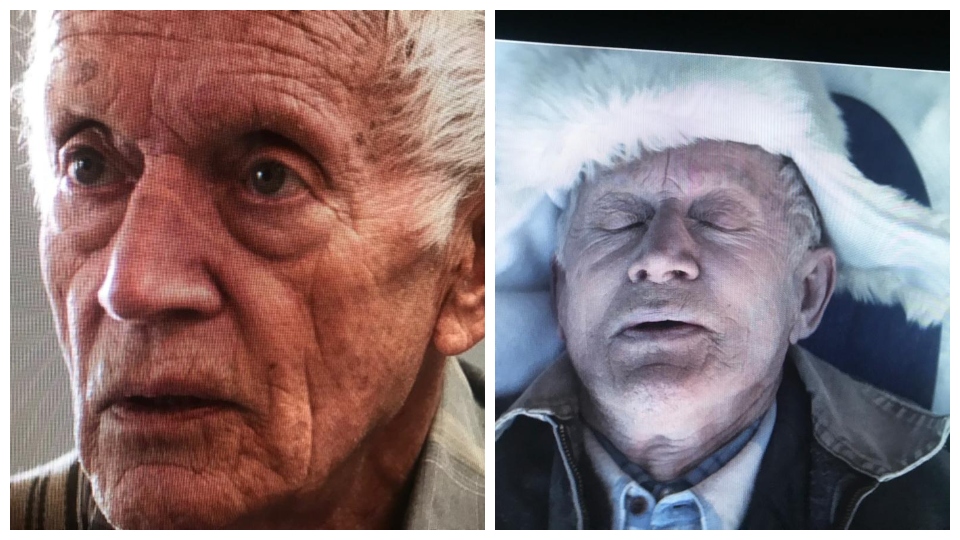 Falling — Lance Henriksen aging makeup