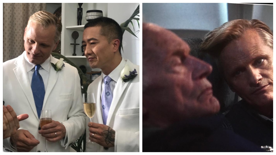 Falling — wedding scene & character still
