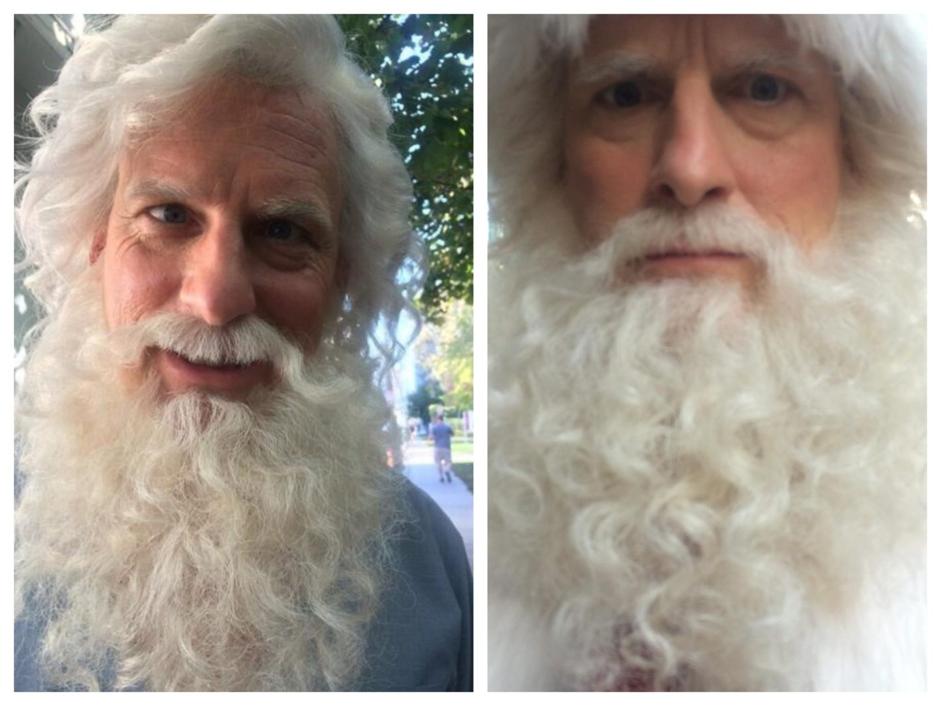 Man Seeking Woman — white beard character study