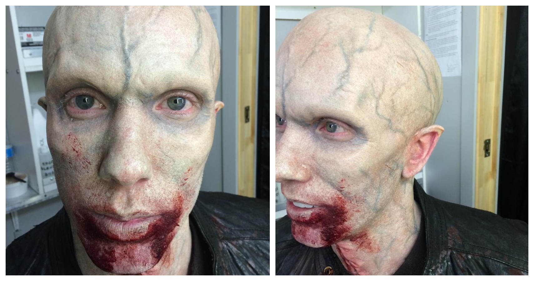 The Strain — vampire prosthetic makeup detail